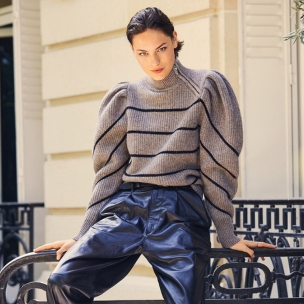 Ba&sh Yonoh Sweater in Chamois - US 4